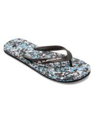 Klapki dla Mężczyzn MOLOKAI RECYCLED Multicolore. Niebieskie klapki męskie Quiksilver, z gumy. Za 72.99 zł.