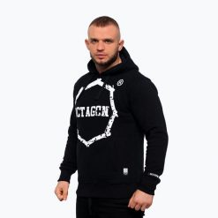 Bluza męska z kapturem Octagon Zęby. Czarne bluzy męskie OCTAGON, m, bez wzorów, z kapturem. Za 199.99 zł.