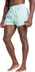 Adidas Spodenki szorty kąpielowe męskie adidas 3-Stripes CLX Swim Shorts miętowe IS2056 S. Zielone kąpielówki męskie Adidas, m, bez wzorów. Za 154.01 zł.