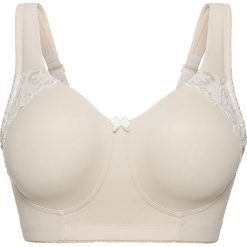 Biustonosz bez fiszbinów bonprix piaskowy-ecru. Brązowe biustonosze bonprix. Za 32.99 zł.