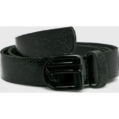 G-Star Raw - Pasek skórzany. Czarne paski damskie G-Star Raw, w paski, z materiału, retro. Za 199.90 zł.