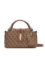 Guess Torebka Yvonne Logo HWSG23 78060 Brązowy. Brązowe torebki do ręki damskie Guess, z aplikacjami, ze skóry, bez dodatków. Za 634.99 zł.