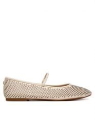 LAUREN RALPH LAUREN Baleriny Jayna 802P04176004 Biały. Białe baleriny damskie Lauren Ralph Lauren, bez wzorów, ze skóry, bez obcasa. Za 639.99 zł.