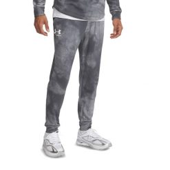 Spodnie męskie Under Armour Rival Terry Printed Jogger. Szare spodnie sportowe męskie Under Armour, m, bez wzorów, na fitness i siłownię. Za 179.99 zł.