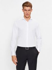 Boss Koszula P-Hank-Spread-C1-222 50503533 Biały Slim Fit. Białe koszule męskie Boss, m, bez wzorów, z syntetyku, biznesowe, bez kołnierzyka, bez ramiączek. Za 439.99 zł.