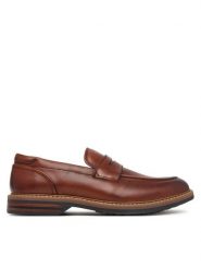 Clarks Półbuty Aldwin 2 Step 26320111 Brązowy. Brązowe półbuty na co dzień męskie Clarks, ze skóry, bez zapięcia. Za 479.99 zł.