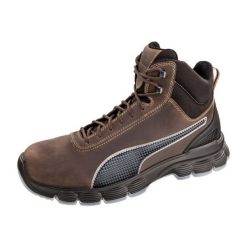 Buty Puma Cordur Brown Mid M MLI-S14B9 ciemno brązowy brązowe. Brązowe trekkingi męskie . Za 903.81 zł.