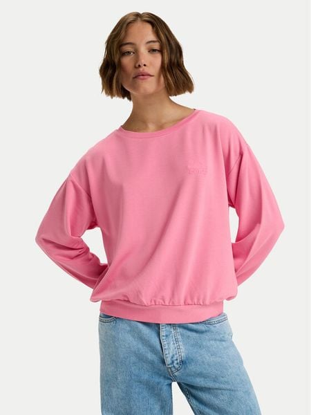 Roxy Bluza Surfing By Moonlight ERJFT05008 Różowy Regular Fit. Czerwone bluzy damskie Roxy, s, bez wzorów, bez kaptura. Za 206.99 zł.