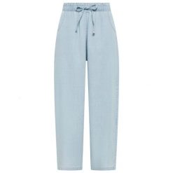 Spodnie Deha Denim Lyocell Balloon Pants Damskie. Niebieskie spodnie materiałowe damskie Deha, m, bez wzorów, z bawełny, z podwyższonym stanem. Za 399.99 zł.