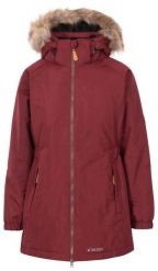 Trespass Celebrity - kurtka damska TP50 Dark Cherry. Czerwone kurtki damskie Trespass, na zimę, l, bez wzorów, z futra, bez kaptura. Za 251.70 zł.