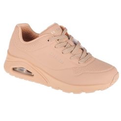 Buty do chodzenia damskie Skechers Uno-Stand on Air. Brązowe obuwie sportowe damskie Skechers, bez wzorów, z materiału, trekkingowe. Za 259.99 zł.