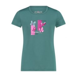 T-shirt z szerokim dekoltem dla dziewczynki CMP. Niebieskie t-shirty i topy dla dziewczynek CMP, bez wzorów, bez ramiączek. Za 124.05 zł.