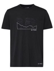 Koszulka funkcyjna M Tekoa Wool T-Shirt. Czarne t-shirty męskie Vaude, m, bez wzorów, ze skóry, bez kołnierzyka. Za 369.00 zł.