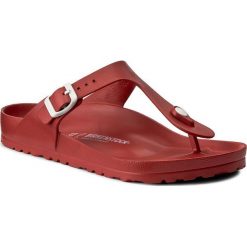 Japonki BIRKENSTOCK - Gizeh 0128231 Red. Czerwone klapki damskie Birkenstock, z materiału. W wyprzedaży za 119.00 zł.