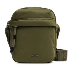 Saszetka HUGO. Zielone saszetki męskie Hugo, młodzieżowe, małe. Za 424.99 zł.