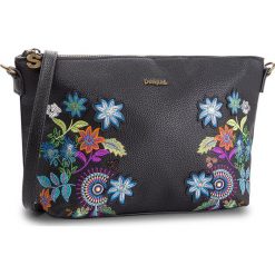 Torebka DESIGUAL - 18WAXPD2 2000. Czarne listonoszki damskie Desigual, z materiału. W wyprzedaży za 179.00 zł.