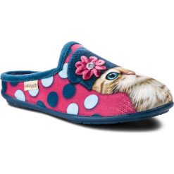 Kapcie GRÜNLAND - Faye CI1425-B5 Fuxia. Czerwone kapcie damskie Grünland, z materiału. Za 129.00 zł.