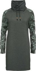Damska sukienka/bluza Loap Ebnera zielona. Zielone bluzy sportowe damskie Scarpa, m, bez wzorów, z bawełny, bez kaptura. Za 219.99 zł.