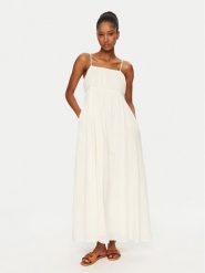 Seafolly Sukienka letnia Beachedit 55416-DR Écru Regular Fit. Sukienki damskie Seafolly, na lato, l, bez wzorów, ze lnu, bez kołnierzyka, bez ramiączek. Za 309.99 zł.