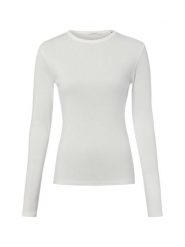 Opus Koszulka z długim rękawem Kobiety Dżersej biały, 42. Białe t-shirty damskie Opus, bez wzorów, z dżerseju, bez kołnierzyka. Za 149.95 zł.