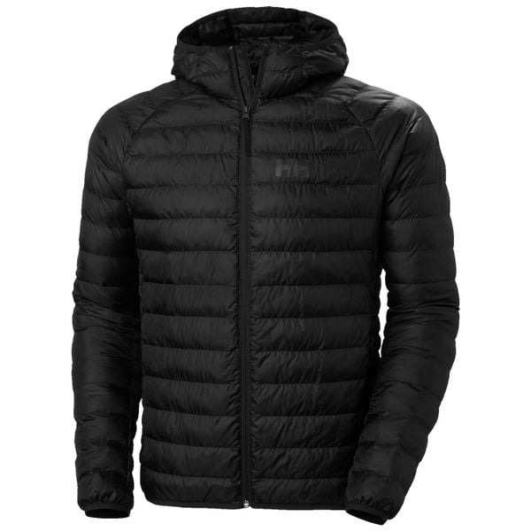 Ocieplana kurtka z kapturem Helly Hansen Banff. Czarne kurtki męskie Helly Hansen, xl, bez wzorów, z poliesteru, z kapturem. Za 500.31 zł.