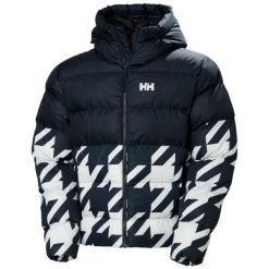 Kurtka puchowa Helly Hansen Oslo Graphic. Niebieskie kurtki męskie Helly Hansen, m, bez wzorów, z puchu, bez kaptura. Za 1,247.60 zł.