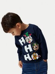 NAME IT Bluzka 13234159 Granatowy Standard Fit. Niebieskie t-shirty dla chłopców Name it, bez wzorów, z bawełny, bez ramiączek. Za 69.99 zł.