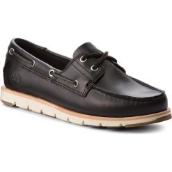 Mokasyny TIMBERLAND - Camden Falls Fg Boat A1MWF Dark. Czarne mokasyny damskie Timberland, z gumy. W wyprzedaży za 379.00 zł.