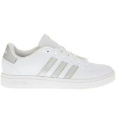 Buty adidas Grand Court 2.0 K W GW6506 białe. Białe obuwie sportowe damskie bez wzorów, z materiału. Za 255.67 zł.