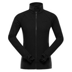 Bluza damska turystyczna szybkoschnąca Alpine Pro Querta 2. Czarne bluzy sportowe damskie Alpine Pro, xl, bez wzorów, z elastanu, bez kaptura, narciarskie. Za 209.00 zł.