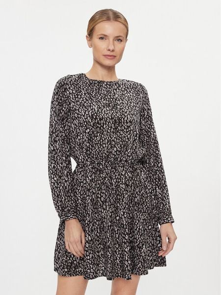 Pepe Jeans Sukienka codzienna Azalea PL953445 Czarny Regular Fit. Czarne sukienki damskie Pepe Jeans, na co dzień, l, bez wzorów, z jeansu, bez kołnierzyka, bez ramiączek, proste. Za 369.99 zł.