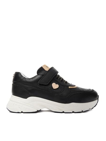 Guess Sneakersy CEO-CI12-TONIC-01 Czarny. Czarne buty sportowe dziewczęce Guess, z aplikacjami, bez zapięcia. Za 249.99 zł.