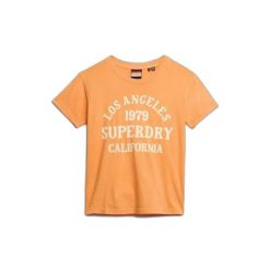 Koszulka damska Superdry Surf. Brązowe t-shirty damskie Superdry., bez wzorów, eleganckie, bez kołnierzyka. Za 154.20 zł.
