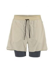 Craft Hypervent 2-in-1 Shorts M – krótkie spodenki treningowe z wewnętrznymi. Białe szorty męskie Craft, m, bez wzorów. Za 306.00 zł.
