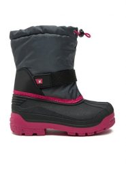 Kimberfeel Śniegowce Logan Szary. Szare buty zimowe dziewczęce Kimberfeel, bez wzorów, z materiału, bez zapięcia. Za 239.99 zł.