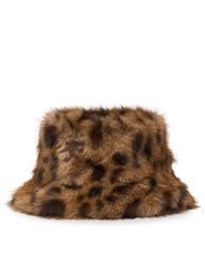 Guess Bucket W6BZ17 W4395 Brązowy. Brązowe czapki i kapelusze damskie Guess, z aplikacjami. Za 264.99 zł.