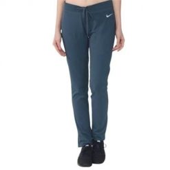 Spodnie treningowe damskie Nike 614920464. Niebieskie spodnie dresowe damskie Nike, m, bez wzorów, z dresówki. Za 209.00 zł.