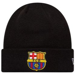 Czapka męska Core Cuff Beanie FC Barcelona Hat. Niebieskie czapki i kapelusze męskie New Era, bez wzorów. Za 129.99 zł.