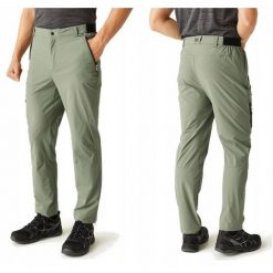 Spodnie trekkingowe dla mężczyzn Regatta Travel Light Pkaway. Zielone spodnie sportowe męskie Regatta, na lato, m, bez wzorów, trekkingowe. W wyprzedaży za 225.15 zł.