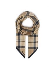 Barbour Chusta Kinsale LSC0490NY18 Beżowy. Brązowe czapki i kapelusze damskie Barbour, bez wzorów, z poliesteru. Za 179.99 zł.