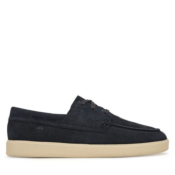 Półbuty Clarks. Niebieskie półbuty na co dzień męskie Clarks, bez zapięcia. Za 350.99 zł.