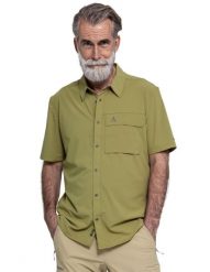Koszula trekkingowa męska Schöffel Dooser. Szare koszule męskie Schöffel, na lato, l, bez wzorów, z elastanu, klasyczne, bez kołnierzyka, bez ramiączek. Za 314.99 zł.