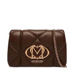 Torebka LOVE MOSCHINO. Brązowe torebki do ręki damskie Love Moschino, bez wzorów, wizytowe, bez dodatków. Za 789.99 zł.