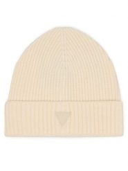 Guess Czapka V6BZ08 Z1715 Kremowy. Białe czapki i kapelusze damskie Guess, na zimę, z aplikacjami, z wiskozy. Za 154.99 zł.