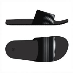 Klapki męskie Olaian 550 Lines. Czarne buty sportowe męskie OLAIAN, z poliesteru, sportowe. Za 79.99 zł.