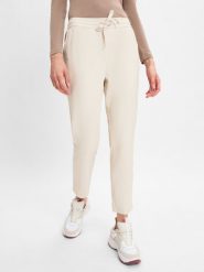 Comma casual identity spodnie skórzane Kobiety Sztuczne włókno beżowy, 34. Brązowe spodnie materiałowe damskie comma casual identity, s, bez wzorów, ze skóry. Za 279.95 zł.