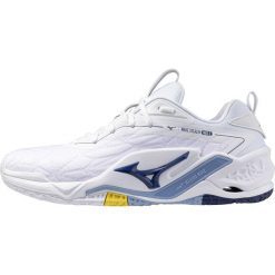 Buty halowe Mizuno Wave Stealth Neo. Białe buty sportowe męskie Mizuno, bez zapięcia, do piłki ręcznej, mizuno wave. W wyprzedaży za 612.80 zł.