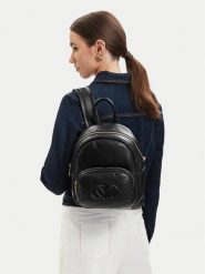 LOVE MOSCHINO Plecak JC4332PP0OKM0000 Czarny. Czarne plecaki damskie Love Moschino, bez wzorów, ze skóry. Za 1,099.00 zł.