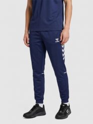 Spodnie dresowe Hummel Core 2.0. Białe spodnie sportowe męskie Hummel, xl, bez wzorów, z dresówki, na fitness i siłownię. Za 197.00 zł.
