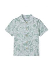 Mayoral Koszula 3115 Zielony Regular Fit. Zielone koszule dla chłopców Mayoral, bez wzorów, z wiskozy, bez kołnierzyka, bez ramiączek. Za 79.99 zł.